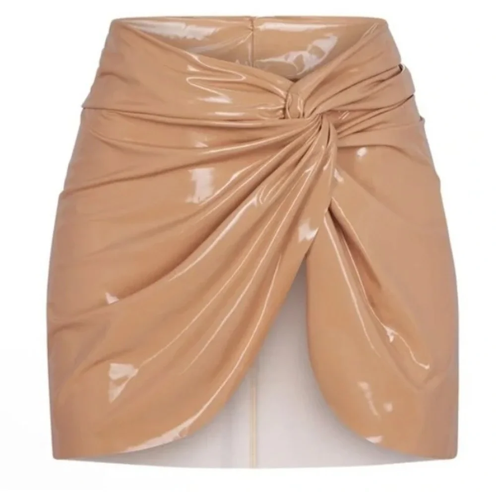 Skims Textured Bikini Story Sarong‎ Mini Skirt Ochre CU-SAR-3198, Small
